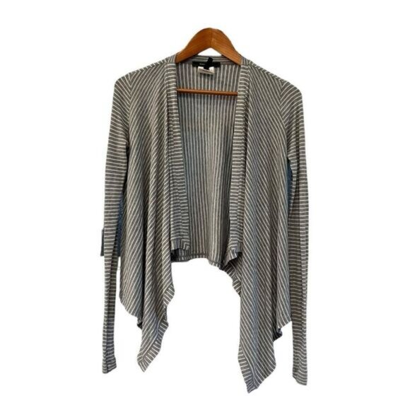 BCBGMAXARZIA lyocell blend striped cardigan - Picture 1 of 8